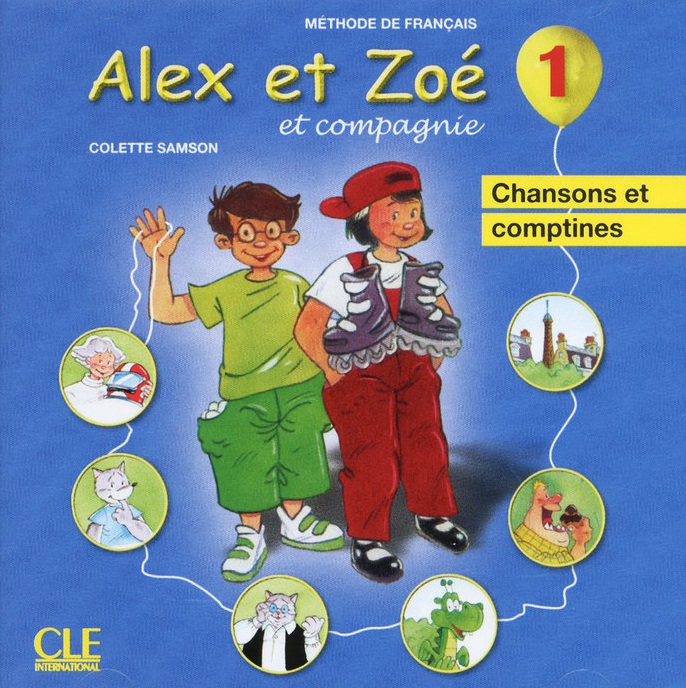 Alex et Zoe 1 Audio CD individual / Аудиодиск с песнями и стихами