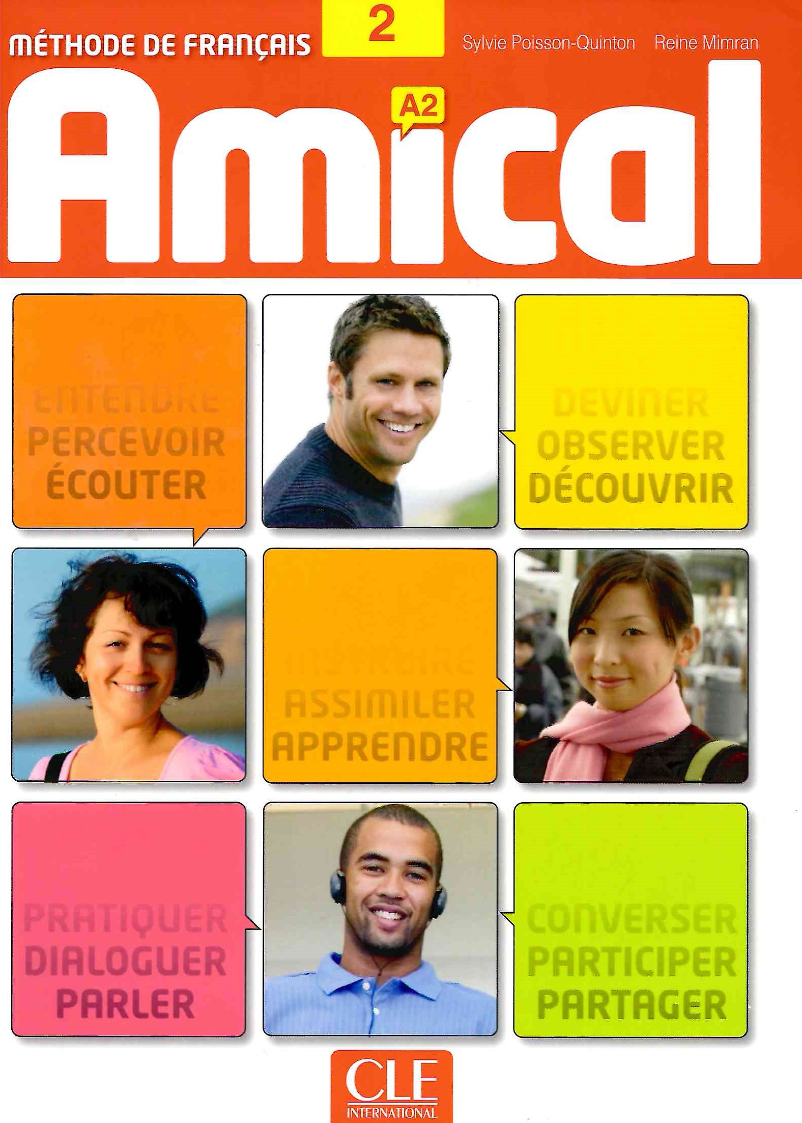 Amical 2 Methode de francais + Audio CD / Учебник