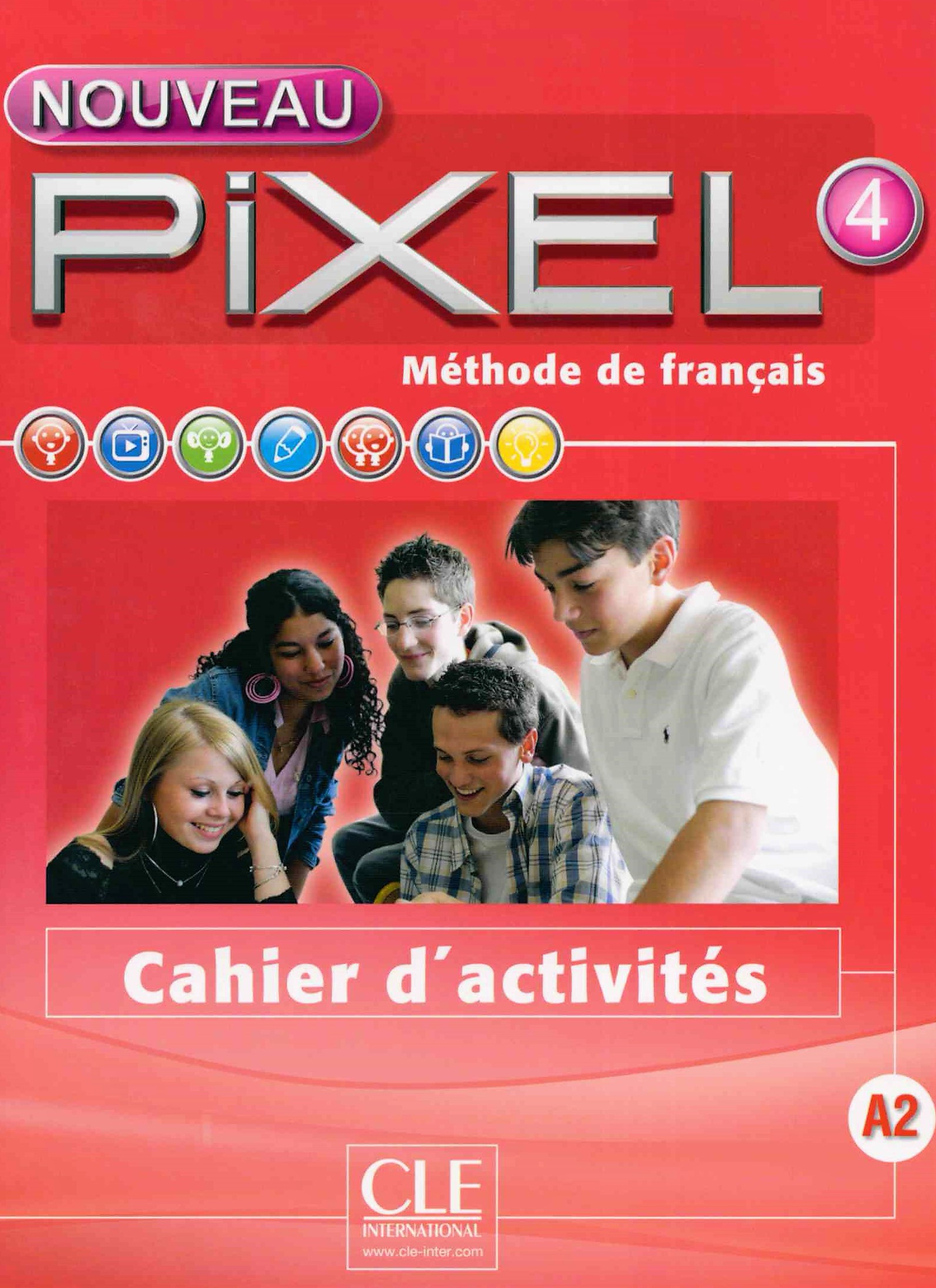 Nouveau Pixel 4 Methode de francais + DVD-ROM / Учебник