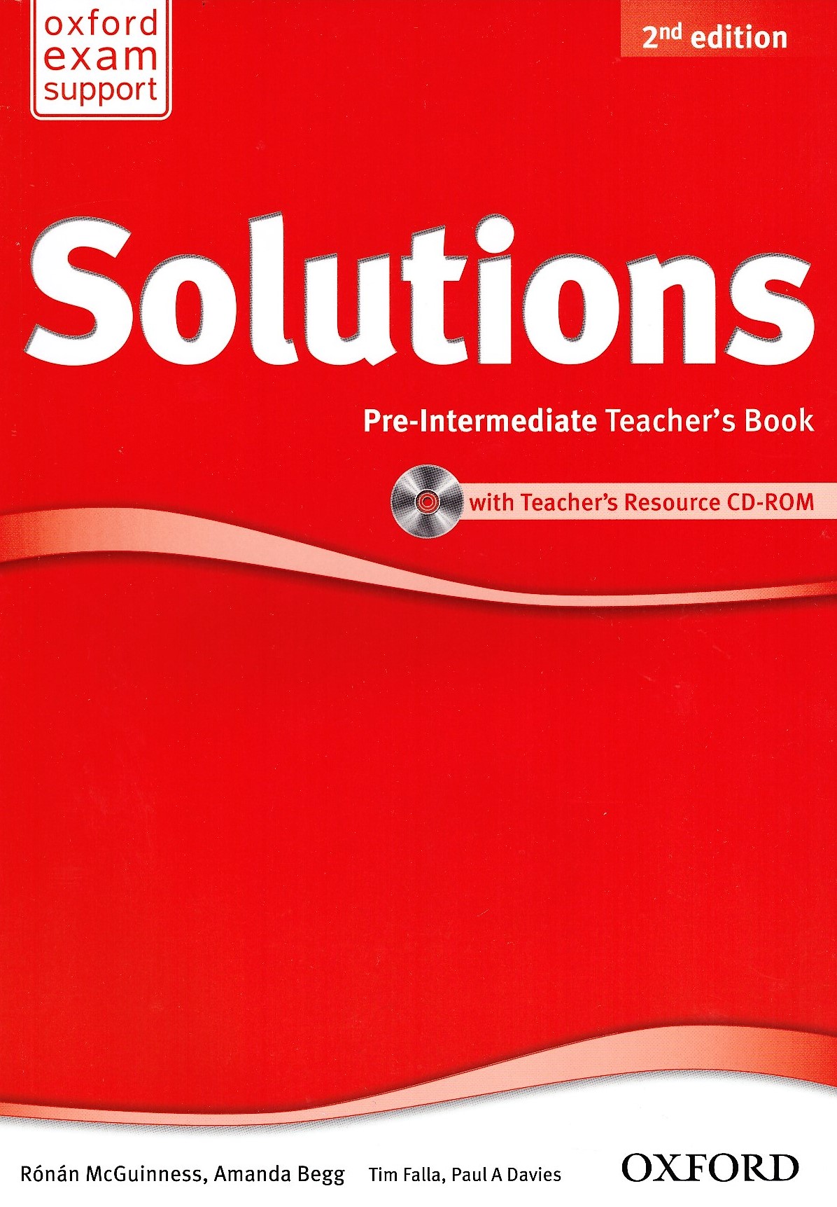 Solutions Second Edition PreIntermediate Teacher's Book  Teacher's Resource CDROM  Книга для учителя  диск