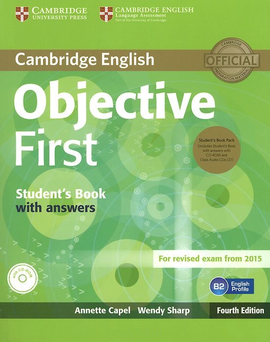 Objective First Student's Book Pack / Учебник + ответы + аудиодиски