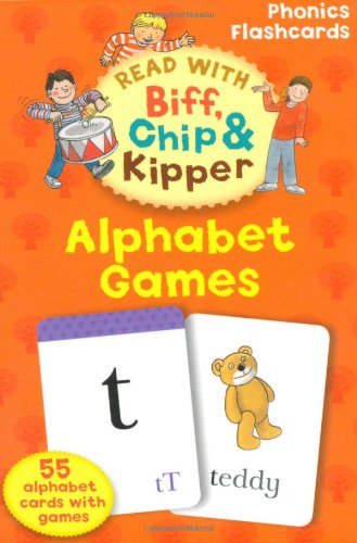 Read With Biff, Chip, and Kipper Flashcards: Alphabet Games (55 cards)