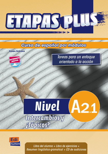 Etapas Plus A2.1 Libro del alumno + Libro de ejercicios / Учебник