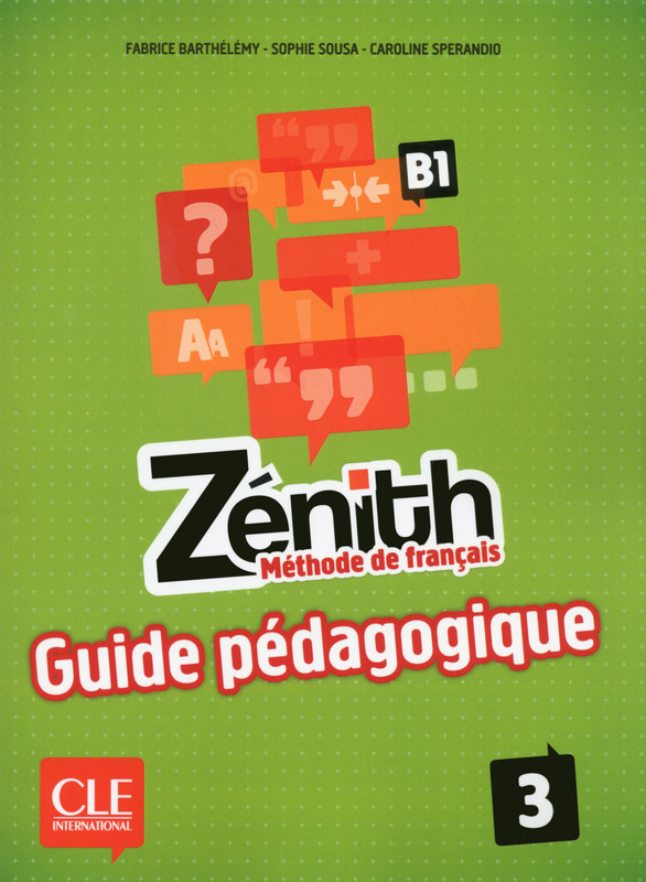 Zenith 3 Guide pedagogique / Книга для учителя
