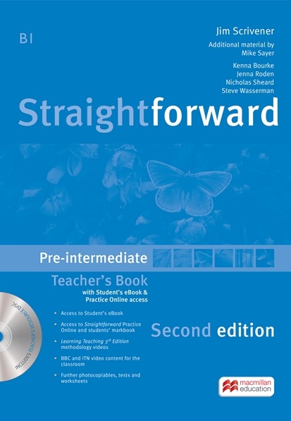 Straightforward (Second Edition) Pre-Intermediate Teacher's Book + Practice Online + eBook / Книга для учителя