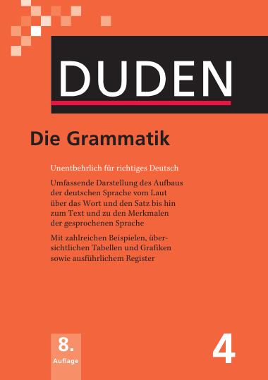 Duden. Die Grammatik (Hardcover) / Справочник по грамматике (твердая обложка)