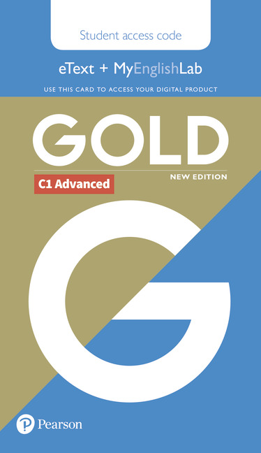 Gold (New Edition) Advanced eText + MyEnglishLab / Электронная версия учебника + онлайн-практика