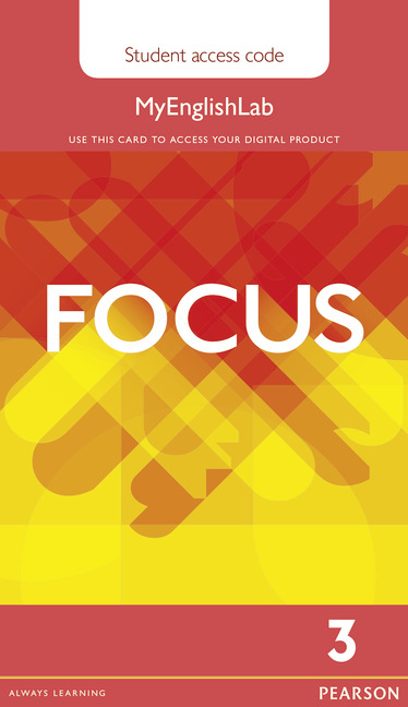 Focus 3 MyEnglishLab / Онлайн-практика