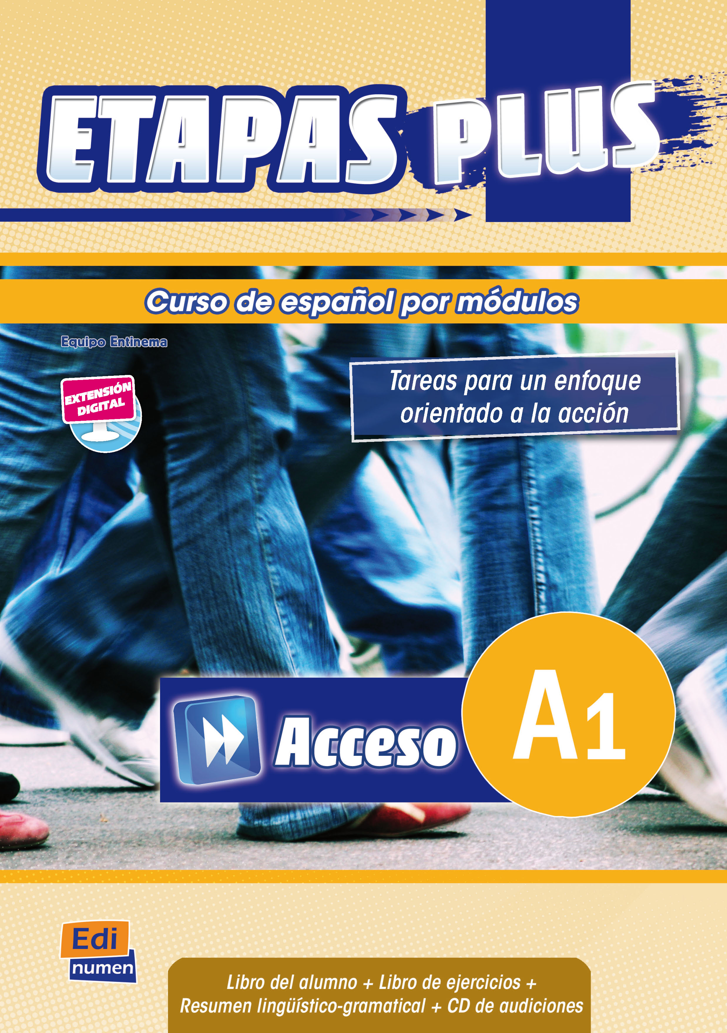 Etapas Plus A1 Libro del alumno + Libro de ejercicios / Учебник