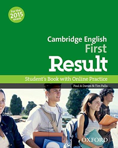 First Result Student's Book + Online Practice / Учебник + онлайн тесты