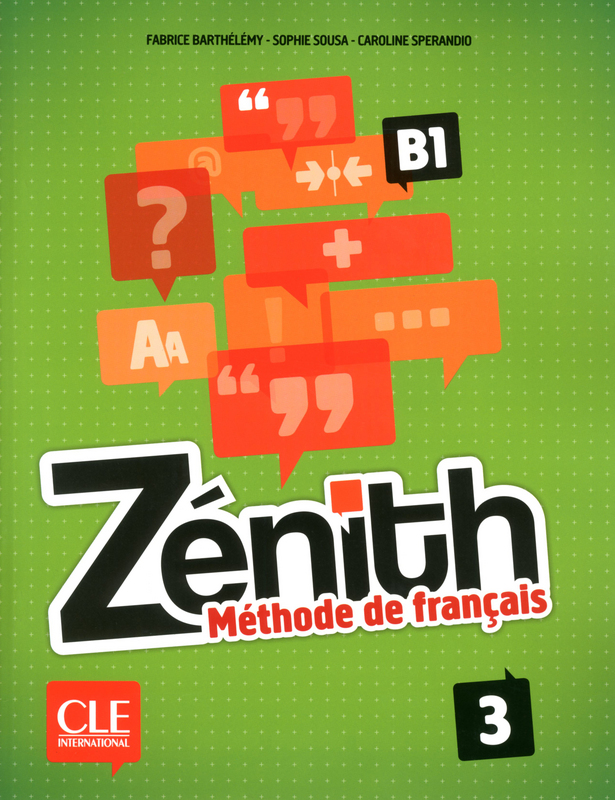Zenith 3 Methode de francais + DVD-Rom / Учебник