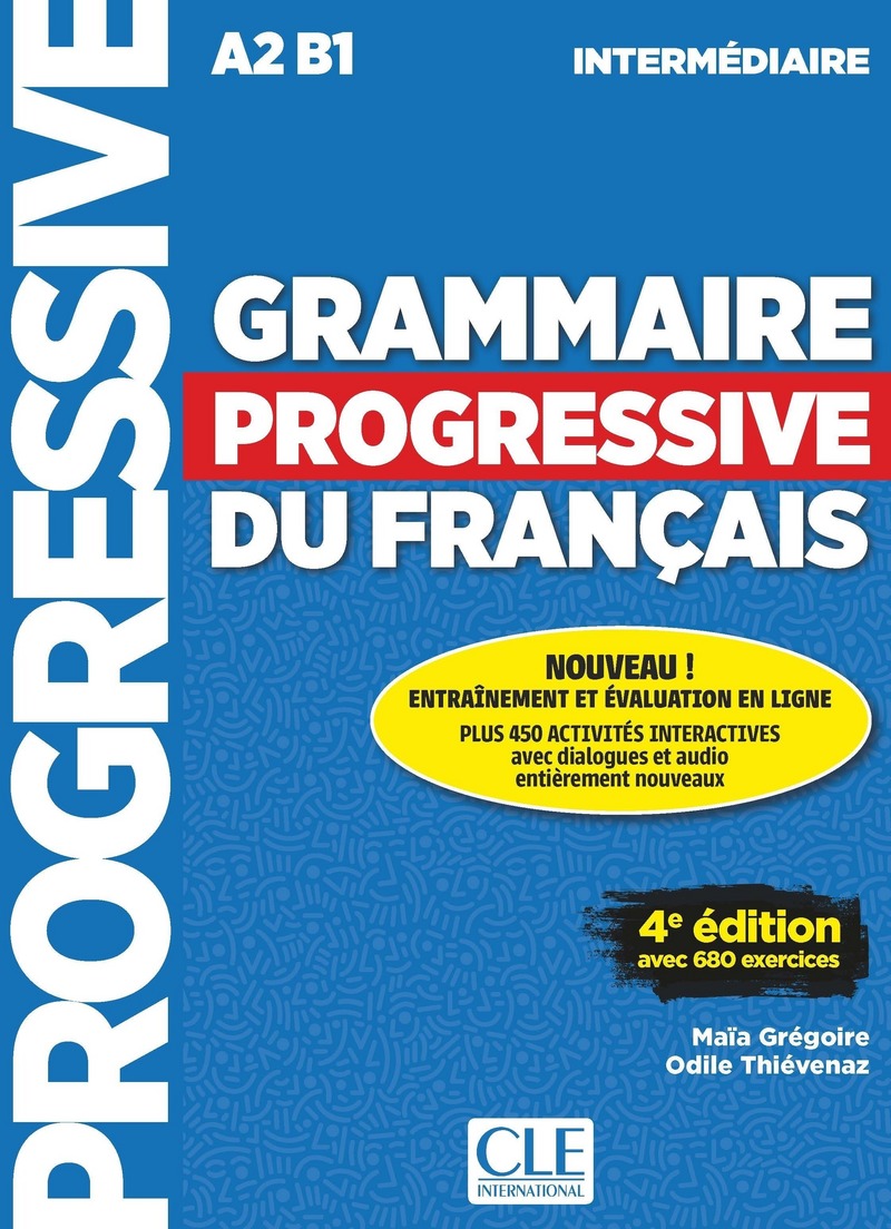 Grammaire Progressive du Francais (4e edition) Intermediaire Livre + Audio CD / Учебник