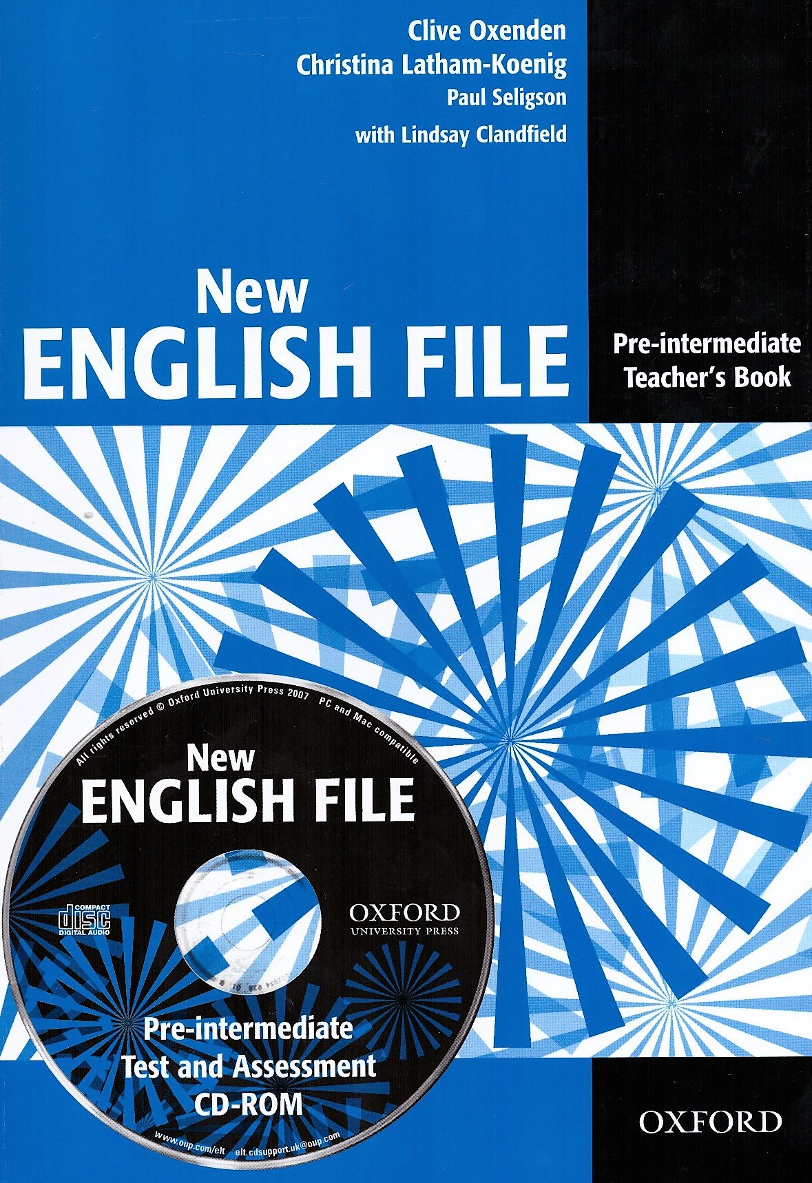 New English File Pre-Intermediate Teacher's Book + CD-ROM / Книга для учителя