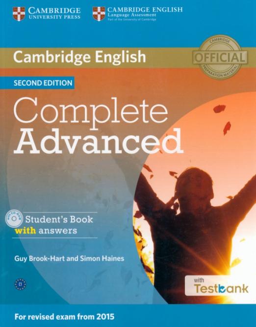 Complete Advanced (Second Edition) Student's Book + Answers + CD-ROM + Testbank / Учебник с ответами + CD + банк тестов