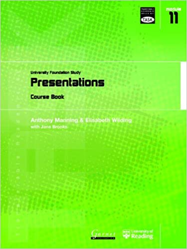 TASK: University Foundation Study Module 11: Presentations / Учебник