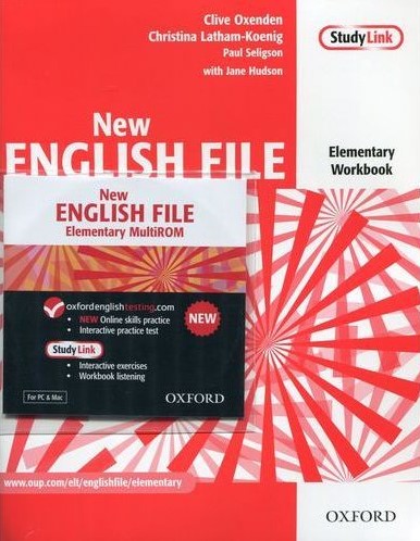 New English File Elementary Workbook + MultiROM / Рабочая тетрадь + диск