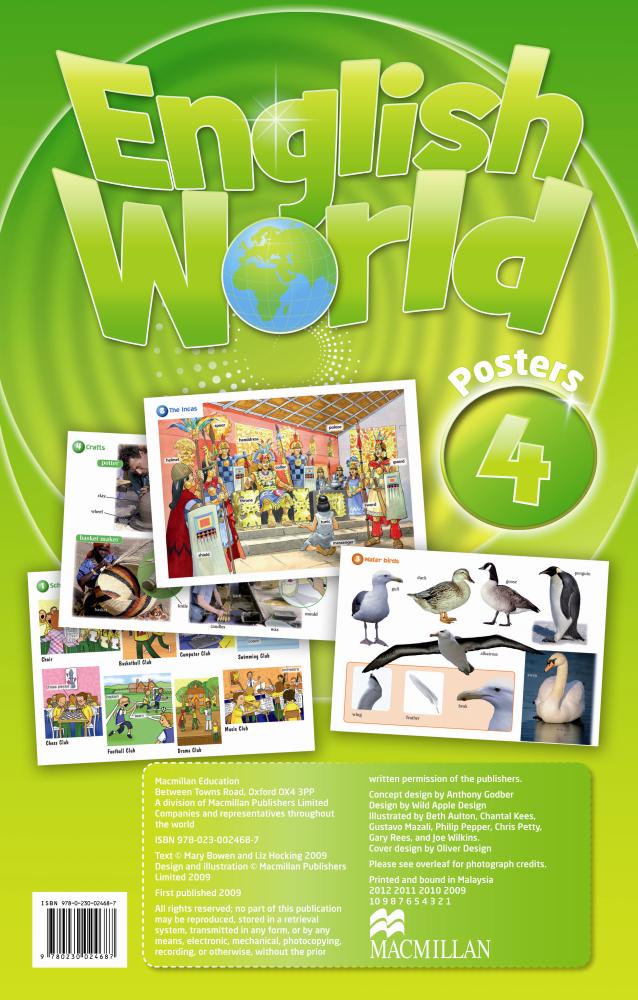 English World 4 Posters / Плакаты