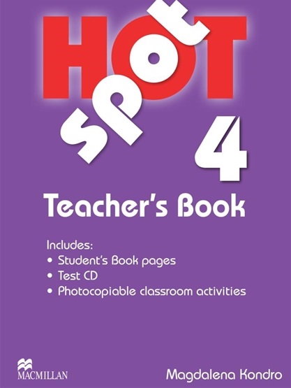 Hot Spot 4 Teacher's Book + Test CD / Книга для учителя
