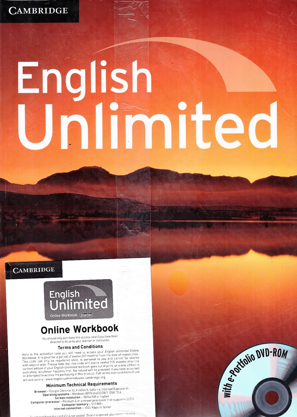 English Unlimited Starter A1 Coursebook Pack / Учебник + онлайн тетрадь