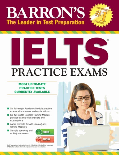 Barron's IELTS Practice Exams + Audio CD