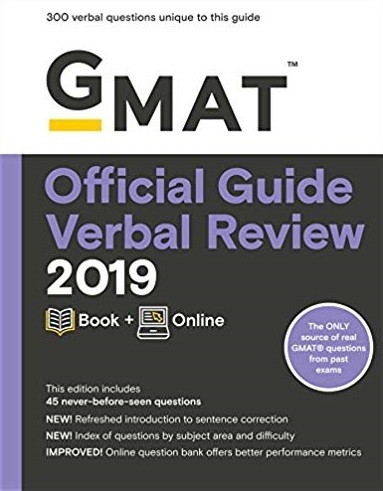 GMAT Official Guide 2019 Verbal Review + Online