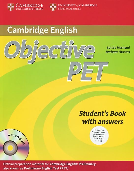 Objective PET Student's Book + CD-ROM + Answers + Audio CDs / Учебник + ответы + аудиодиски