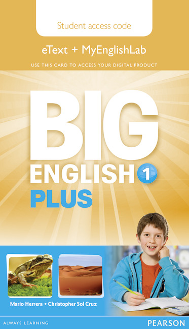 Big English Plus 1 eText + MyEnglishLab / Электронная версия учебника + онлайн-практика
