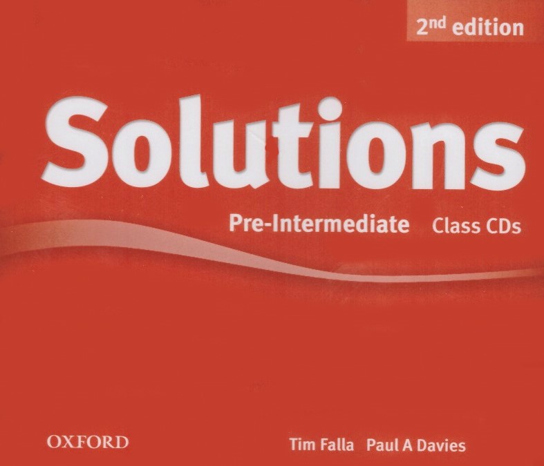 Solutions Second Edition PreIntermediate Class CDs  Аудиодиски