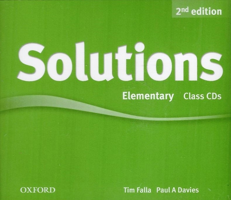 Solutions Second Edition Elementary Class CDs  Аудиодиски