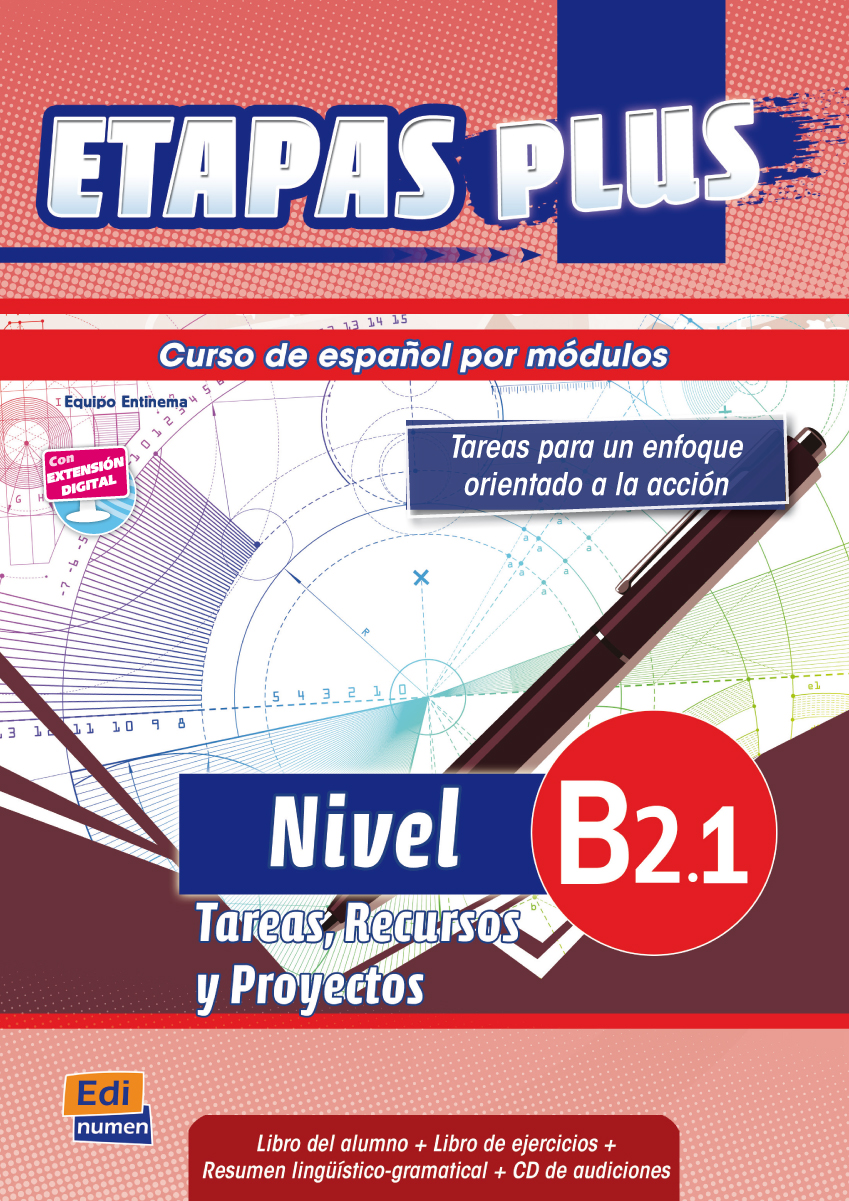 Etapas Plus B2.1 Libro del alumno + Libro de ejercicios / Учебник