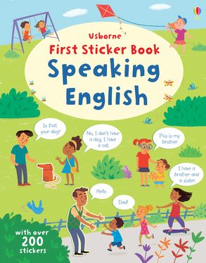 First Sticker Book: Speaking English