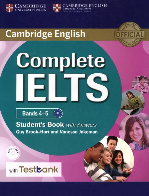 Complete IELTS Bands 4-5. Student's Book + Answers + CD-ROM + Testbank / Учебник + ответы + CD + банк тестов