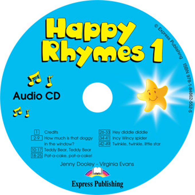 Happy Rhymes 1 Audio CD / Аудиодиск
