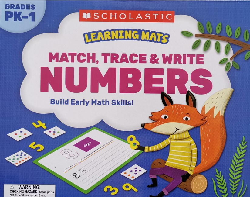 Learning Mats: Match, Trace and Write Numbers