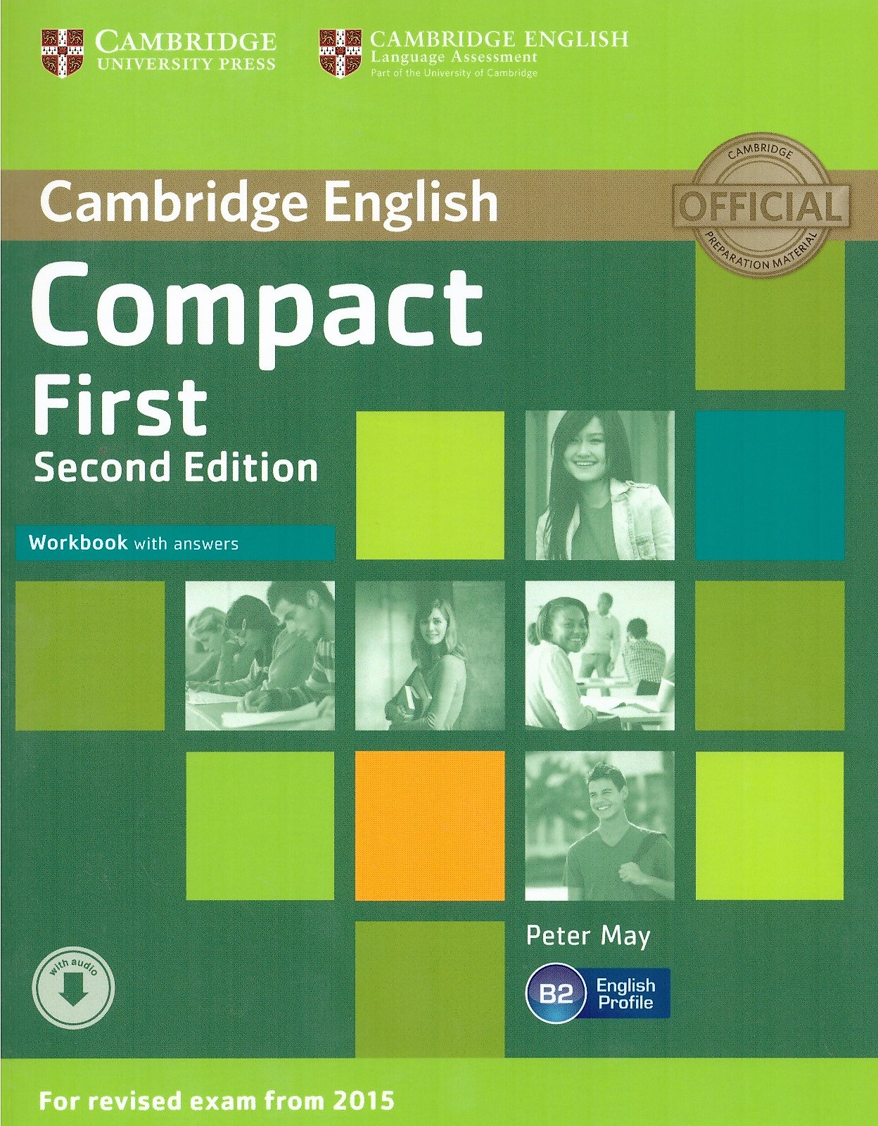 Compact First (Second Edition) Workbook + Audio + Answers / Рабочая тетрадь + ответы