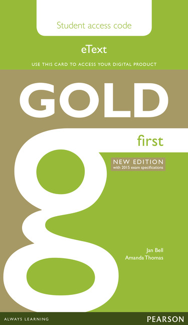 Gold First eText / Электронная версия учебника