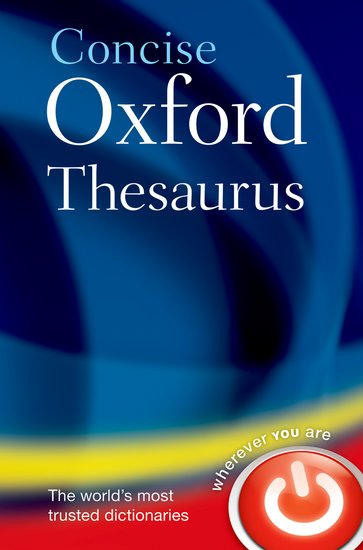 Concise Oxford Thesaurus (3rd edition) Hardback