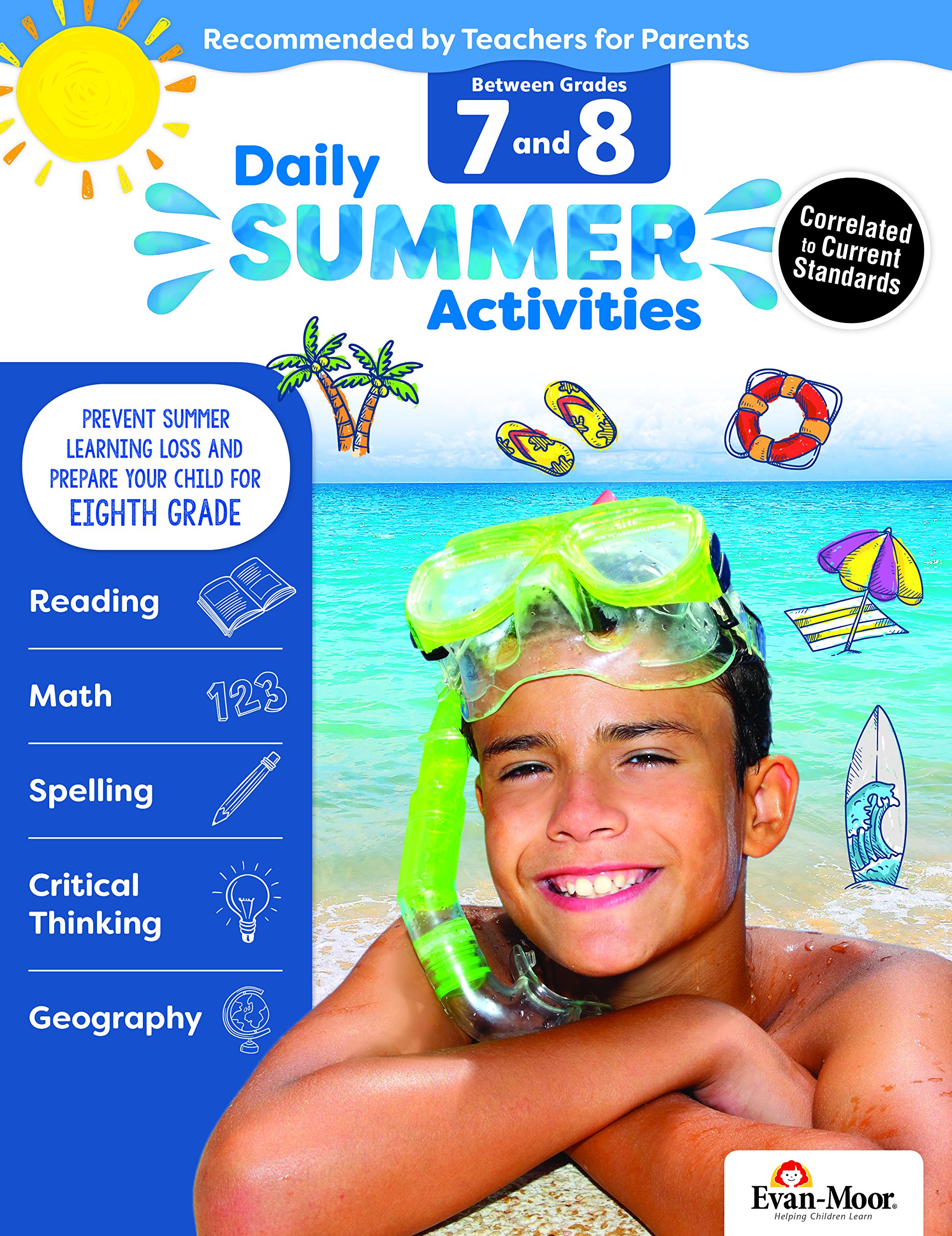 Daily Summer Activities Activity Book (Grades 7-8) / Рабочая тетрадь