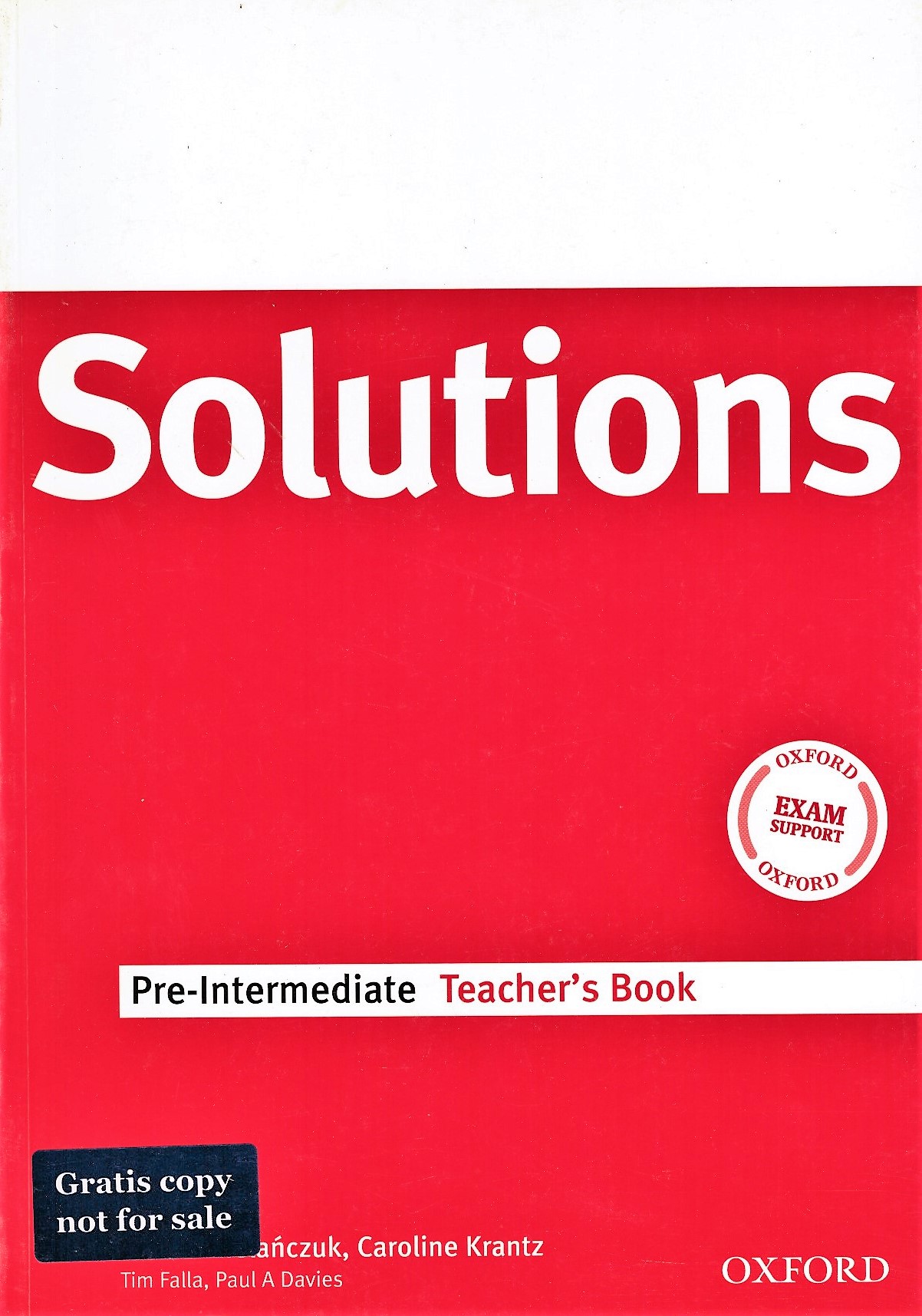 Solutions PreIntermediate Teacher's Book  Книга для учителя