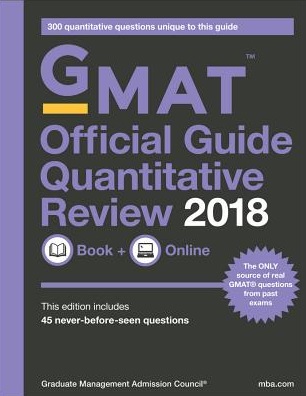 GMAT Official Guide 2018 Quantitative Review + Online