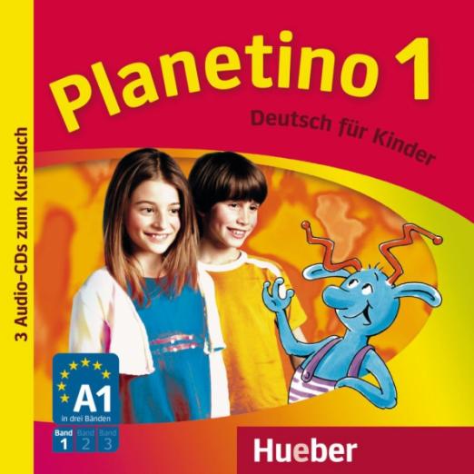 Planetino 1. 3 Audio-CDs zum Kursbuch / Аудиодиски к учебнику