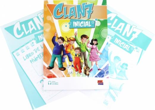 Clan 7 inicial Pack del alumno / Учебник + рабочая тетрадь