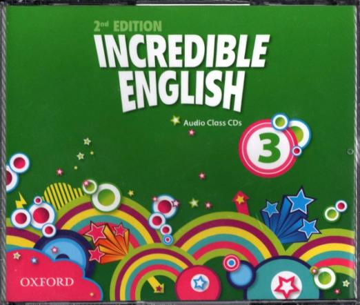 Incredible English (Second Edition) 3 Class Audio CDs 3 Discs / Набор аудиодисков
