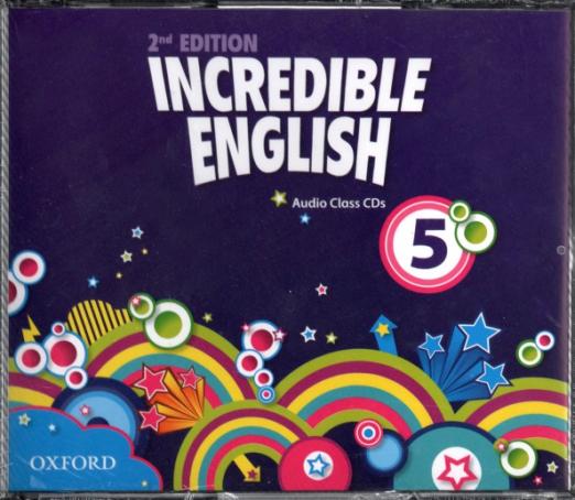 Incredible English (Second Edition) 5 Class Audio CDs 3 Discs / Набор аудиодисков