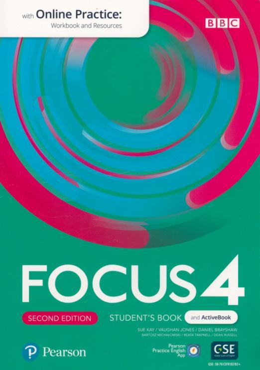 Focus Second Edition 4 Student's Book and Active Book with Online Practice with App Учебник с онлайн практикой