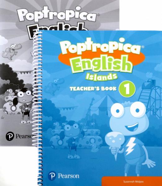 Poptropica English Islands 1 Teacher's Booklet + Test Book / Книга для учителя с онлайн кодом к игре и сборником тестов