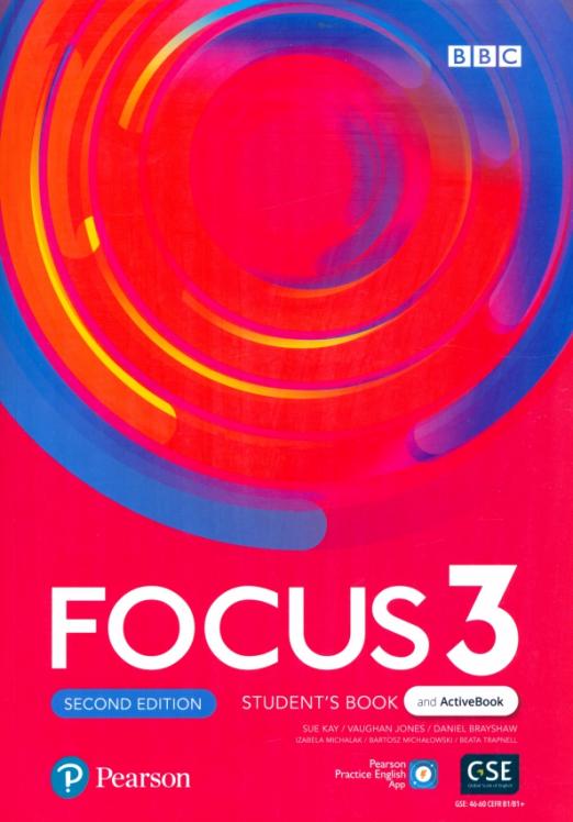 Focus Second Edition 3 Student's Book and ActiveBook with App Учебник с электронной версией