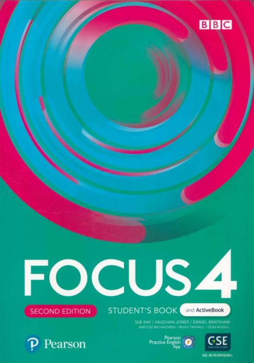 Focus Second Edition 4 Student's Book and ActiveBook with App Учебник с электронной версией
