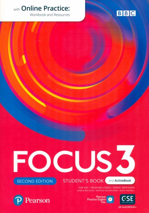 Focus Second Edition 3 Student's Book and Active Book with Online Practice and App Учебник с онлайн практикой
