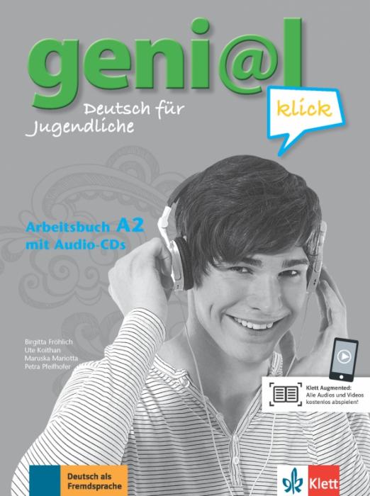 Geni@l klick A2 Arbeitsbuch mit 2 Audio-CDs / Рабочая тетрадь